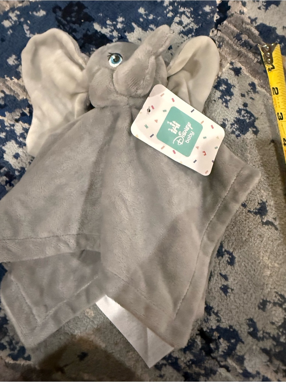 Disney Baby Dumbo Elephant comforter Lovey Security Blanket new